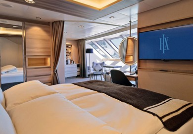 Stylish and comfortable cabins