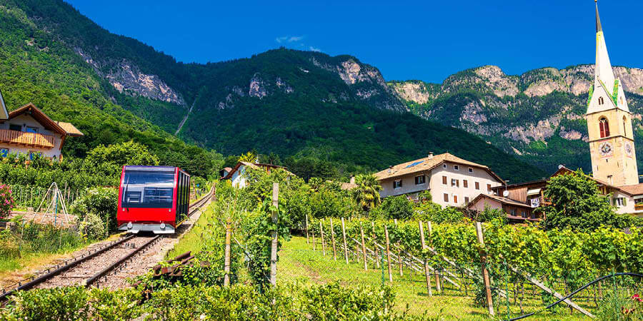 Ascending the Medola Pass aboard its historic funicular